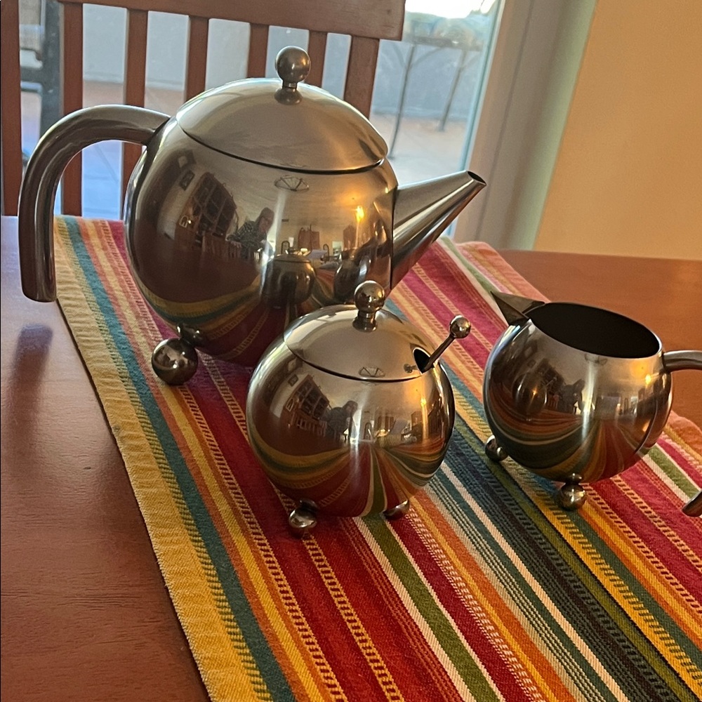 Stainless Steel Tea Set